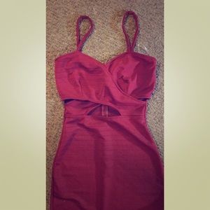 Burgundy dress (never worn)